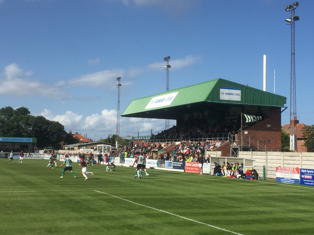 Blyth Spartans' Croft Park (Image credit: Wikimedia commons) https://commons.wikimedia.org/wiki/File:Port_of_Blyth_Stand,_Croft_Park.jpg